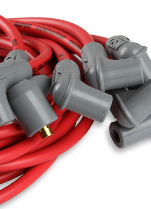 MSD 31239 Super Conductor Spark Plug Wire Set 8 Cyl 90?: Plug, Socket/HEI Cap