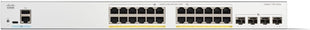 Cisco Catalyst 1300-24FP-4X Managed Switch, 24 Port GE, Full PoE, 4x10GE SFP+, Limited Lifetime Protection (C1300-24FP-4X)