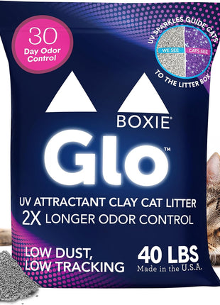 Boxie Probiotic Cat Litter, 40 Day Odor Control, Clumping Clay Kitty Litter, Odor Eliminating Probiotics, Dust-Free, No Fragrances No Fillers, 16 lb