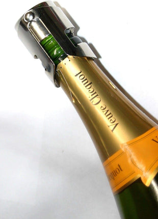 Champagne Sealer Stopper, BGMAx 3 Pack Stainless Steel Sparkling Wine Bottle Plug Sealer Set with a Longer Sealing Plug, Gifts Accessories for Champagne