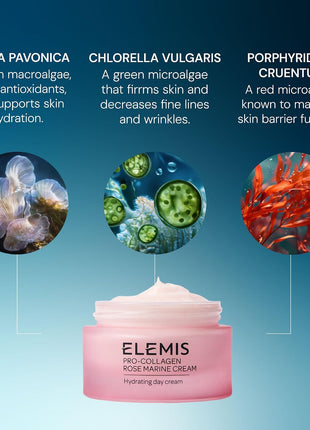 ELEMIS Pro-Collagen Rose Marine Cream, Lightweight Daily Face Moisturizer