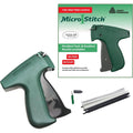 MicroStitch庐 All-in-One Tagging Gun Kit ? Ultra-Fine Needle Tagger with Black/White & Color Fasteners ? Fabric-Safe for Clothing Repairs, Quilting, Crafts, and DIY Projects (Black & White)
