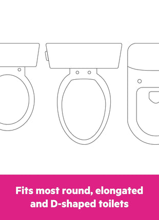 Bright Starts Disney Baby Minnie Mouse Flip & Sit Potty Training Seat, Attaches to Toilet Securely, Space Saving Design Fits Most Toilets