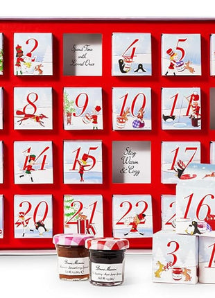 Bonne Maman 2025 Limited Run Edition Advent Calendar, 24 Mini Spreads