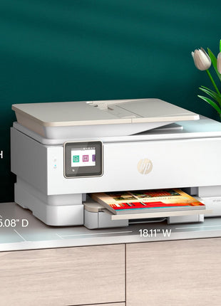 HP Envy Inspire 7955e Wireless Color Inkjet Printer, Print, scan, copy, Easy setup, Mobile printing, Best-for-home, 3 month Instant Ink trial included, AI-enabled (1W2Y8A)