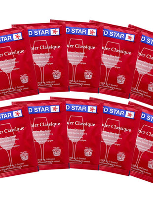 Wine Yeast Red Star Premier Classique Formerly Montrachet For Wine Making x10