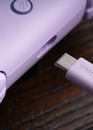 8BitDo Ultimate 2C Wired Controller for Windows PC and Android, with 1000Hz Polling Rate, Hall Effect Joysticks and Hall Triggers, and Remappable L4/R4 Bumpers (Purple)
