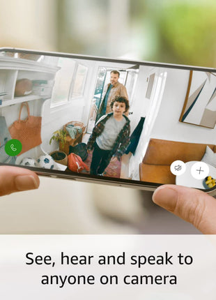 Ring Indoor Cam, Home or business security in 1080p HD video, Black