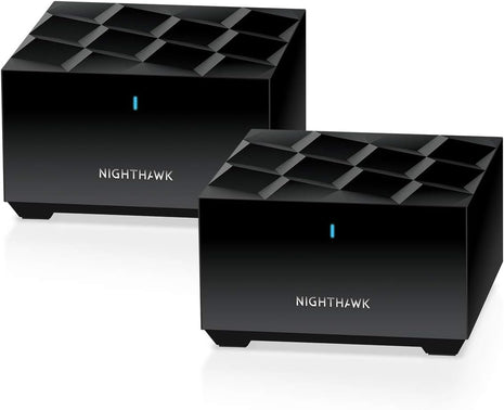 NETGEAR Nighthawk Advanced Whole Home Mesh Dual Band WiFi 6 System (MK72)– AX3000 Router with 1 Satellite Extender, Coverage up to 3,000 sq. ft. and 35+ Devices - Free Expert Help