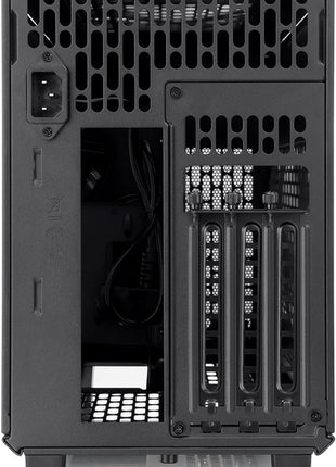 Thermaltake TR100 SFF Chassis; mITX Support; 18.9 Liters; PCIe 4.0 Riser Cable Included; 360mm GPU Clearance; 280mm Radiator Support; Removable PCIe Bracket; Black; CA-11A-00S1NN-00