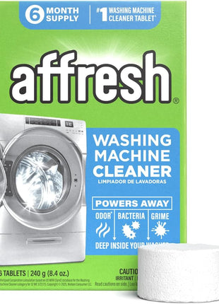 Affresh Washing Machine Cleaner, Cleans Front Load and Top Load Washers, Including HE, 6 Tablets