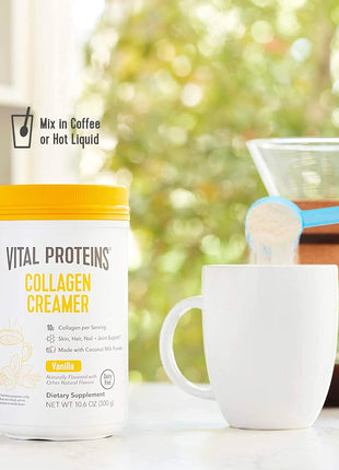 Vital Proteins Collagen Peptides Powder Unflavored 19.3 OZ Creamer Vanilla