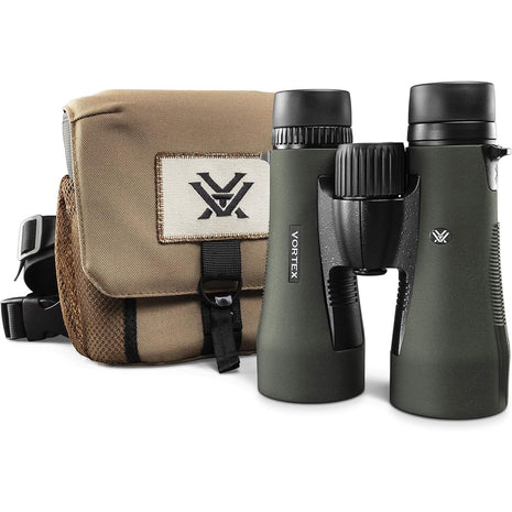 Vortex Optics Diamondback HD 12x50 Binoculars - HD Optical System, Non-slip Grip, Waterproof, Fogproof, Shockproof, Included GlassPak - Unlimited, Unconditional Warranty