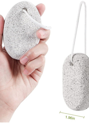 2PCS Natural Pumice Stone, Asqraqo Lava Pedicure Tools Hard Skin Callus Remover for Feet and Hands - Foot File Exfoliation to Remove Dead Skin, and Callusess