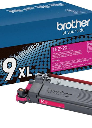 Brother Genuine TN229XLM Magenta High Yield Printer Toner Cartridge - Print up to 2,300 Pages(1) | Prints up to 2,300 pages