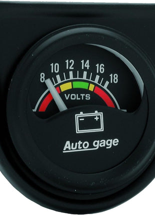 AUTO METER 2356 Autogage Electric Voltmeter Gauge , 1.500 in.