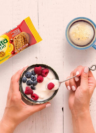 belVita Breakfast Bars Biscuits, Cranberry Orange, 8 Packs (4 Biscuits Per Pack)