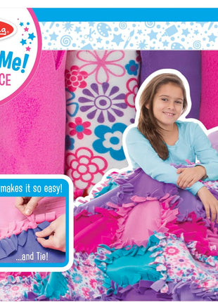 Melissa & Doug 8561 Created by Me - Flower Fleece Quilt Arts & Crafts Kits