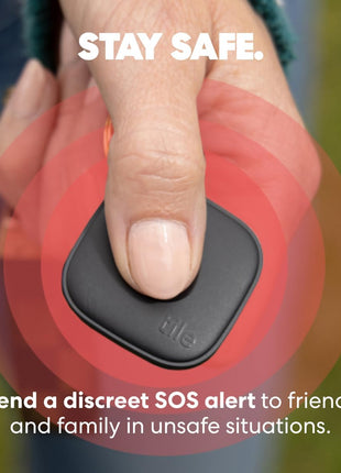 Life360 Tile - Bluetooth Tracker, Keys Finder and Item Locator for Keys, Bags and More. Phone Finder. Both iOS and Android Compatible. 1-Pack (White)