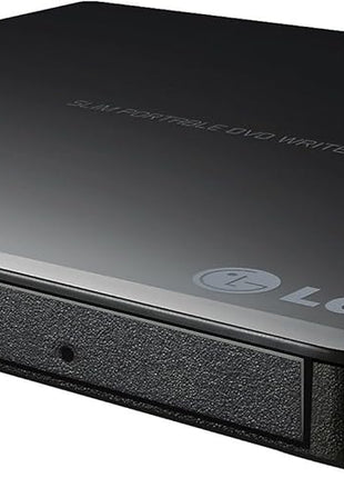 LG GP65NB60 8X USB 2.0 Super Multi Ultra Slim Portable DVD Writer Drive +/-RW External Drive with M-DISC Support - Black