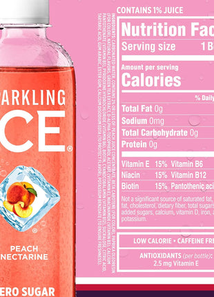 Sparkling Ice Purple Variety Pack, Flavored Water, Zero Sugar, with Vitamins and Antioxidants, 17 fl oz, 12 count (Black Raspberry, Cherry Limeade, Orange Mango, Kiwi Strawberry)