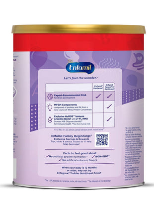 Enfamil NeuroPro Gentlease for easing Fussiness, Crying, Gas, Spit-up in 24 Hrs, Smaller Proteins for Easy Digestion, Brain Supporting DHA, Prebiotic Blend, HuMO6*, Baby Formula, 27.4 Oz Can