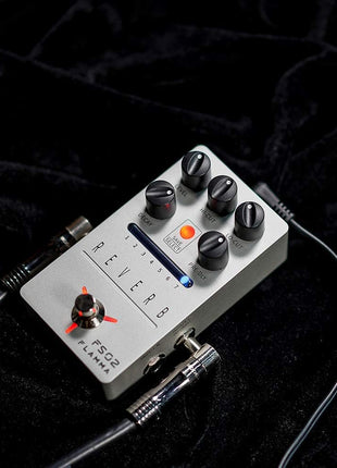 FLAMMA FS02 Reverb Pedal Stereo Guitar Effects with 7 Storable Preset Slots 7 Reverb Effects Room Hall Church Cave Plate Spring Mod True Bypass Trail On