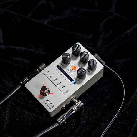 FLAMMA FS02 Reverb Pedal Stereo Guitar Effects with 7 Storable Preset Slots 7 Reverb Effects Room Hall Church Cave Plate Spring Mod True Bypass Trail On