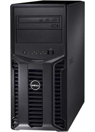 Dell PowerEdge T110 II Tower Server, Xeon E3-1220, 32GB DDR3, 8TB, PERC 6i RAID, DVD-ROM, Windows Server 2016 (Renewed)