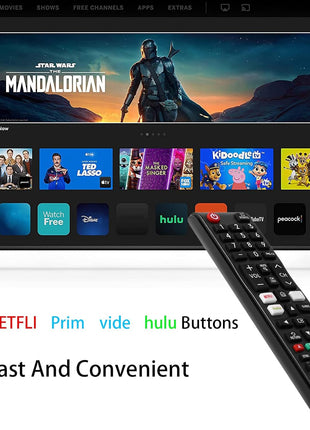 Universal Remote Control for All Samsung TV Remote Compatible All Samsung LCD LED HDTV 3D Smart TVs Models