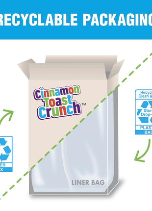 Cinnamon Toast Crunch Breakfast Cereal, Crispy Strawberry Cereal, Family Size, 18.8 oz
