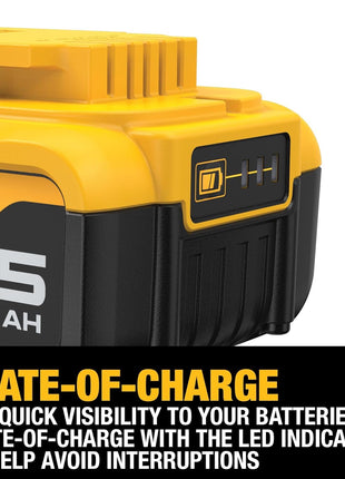 DEWALT 20V MAX 5 Ah Lithium Ion Battery (DCB205)
