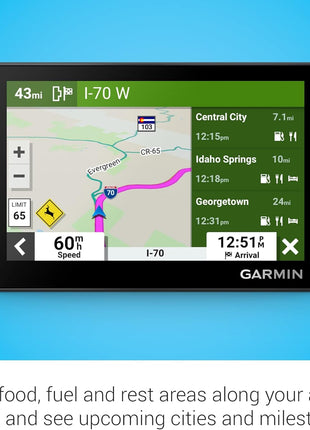 Garmin DriveTM 53 GPS Navigator, High-Resolution Touchscreen, Simple On-Screen Menus and Easy-to-See Maps, Driver Alerts | Preloaded North America Maps, Spoken Turn-by-Turn, 16GB Storage
