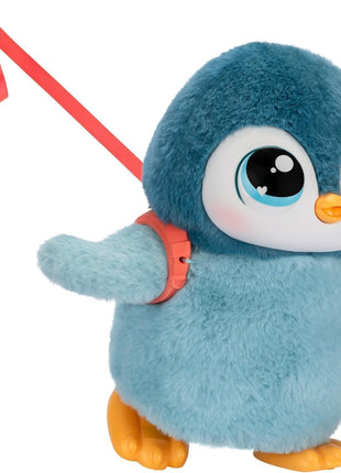 Little Live Pets Walking Penguin My Pet Waddles, Interactive Plush Penguin with 25+ Sounds and Detachable Leash, Toy Penguins for Kids of Ages 5+ | Dances, flaps wings, eats & giggles when fed; interactive plush pet toy for kids ages 5+