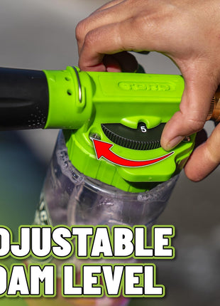 Chemical Guys TORQ Foam Blaster 6 - Foam Cannon Garden Hose Attachment, Easy to Use, Sprays Thick Suds for Safe Washing Trucks, SUVs, Motorcycles, RVs, and Other Vehicles