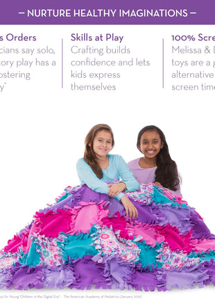 Melissa & Doug 8561 Created by Me - Flower Fleece Quilt Arts & Crafts Kits
