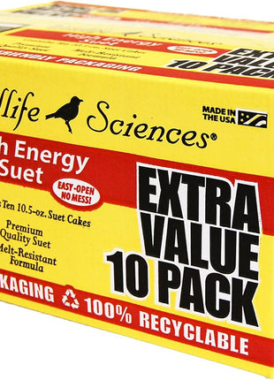 Wildlife Sciences High Energy Suet Cake 10 Pack