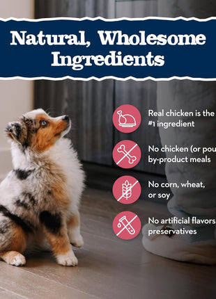 Blue Buffalo Dog Food, Chicken, Puppy, Small Breed | Healthy Growth Formula | With DHA | Oatmeal Recipe | 4-lb Bag Pack of 2