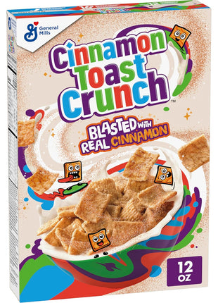Cinnamon Toast Crunch Breakfast Cereal, Crispy Cinnamon Cereal, 12 oz