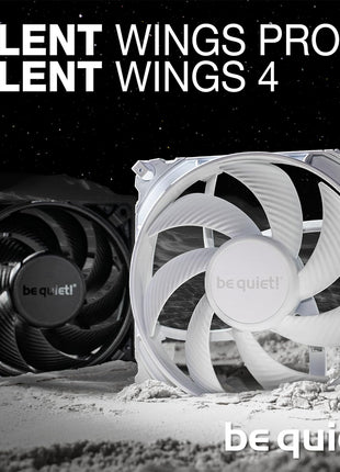 be quiet! Silent Wings 4 Cooling Fan | 140mm PWM | 1100 RPM | White | BL116