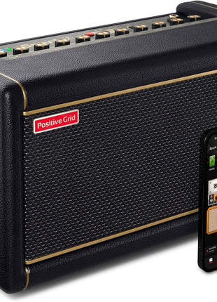 Positive Grid Spark 2 50W Smart Guitar Practice Amp & Bluetooth Speaker with Built in Looper, AI Features & Smart App for Electric, Acoustic, & Bass Guitar