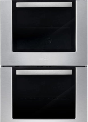 30 in. Haven Coll Double Electric Wall Oven, True Convection, Stainless | Cosmo COS-30EDWC Blue Porcelain, Self Clean Function, 7 Oven Functions, Digital Display, Interior Lighting