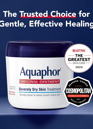 Aquaphor Healing Ointment, Advanced Therapy Skin Protectant, Dry Skin Body Moisturizer, Multi-Purpose Healing Ointment, For Dry, ed Skin & Minor Cuts & Burns, 396 g