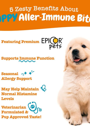 Zesty Paws Puppy Allergy & Immune Soft Chews + Puppy Calming Soft Chews
