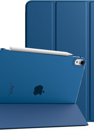 TiMOVO Case for iPad Air 11 Inch M4/M3/M2, Air 5th/4th Gen 10.9",Abyss Blue | Slim Stand, Hard Translucent Back Cover, Support Touch ID, Auto Wake/Sleep