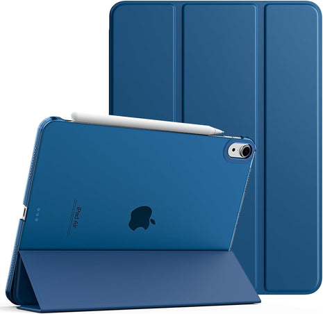 TiMOVO Case for iPad Air 11 Inch M4/M3/M2, Air 5th/4th Gen 10.9",Abyss Blue | Slim Stand, Hard Translucent Back Cover, Support Touch ID, Auto Wake/Sleep