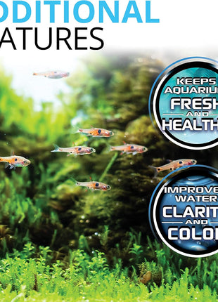 Fluval Carbon Filter Media for Aquariums, Premium Bituminous Carbon Inserts, 100-gram Nylon Bags, 3 Count (Pack of 1), A1440
