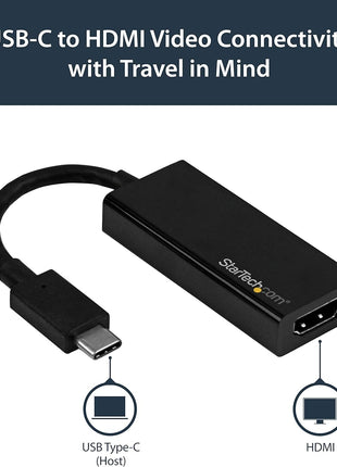 USB-C To HDMI Adapter with HDR - 4K 60Hz - Black