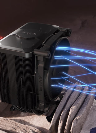 be quiet! Dark Rock 5 CPU air Cooler | Extremely high Cooling Performance | 6 high-Performance Heat Pipes | Silent Wings 4 120mm PWM Fan | high RAM and VRM Cooler Compatibility | BK035