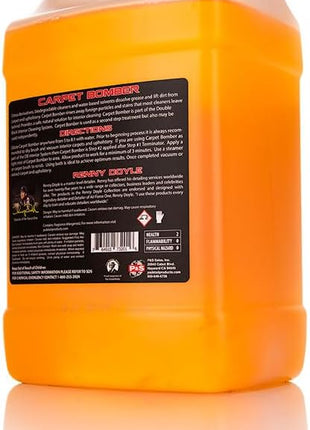 P & S PROFESSIONAL DETAIL PRODUCTS Carpet Bomber – Professional Upholstery Cleaner, Citrus-Based Formula, Removes Grease, Dirt & Odors, Highly Dilutable, Safe for Engines & Wheel Wells - 1 Gallon